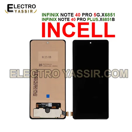 LCD INFINIX NOTE 40 PRO 5G X6851/NOTE 40 PRO PLUS X6851B INCELL