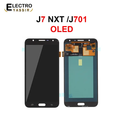 LCD SAMSUNG J7 NXT J701 BLACK+GOLD+SILVER OLED SM-J701F