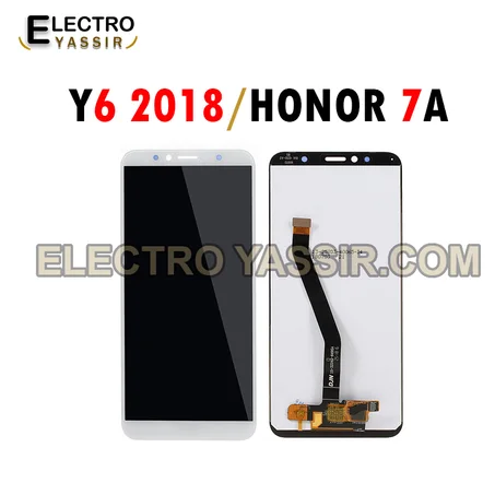 LCD HUAWEI Y6 2018/HONOR 7A BLACK+WHITE DUA-LX1 MOA-LX9N