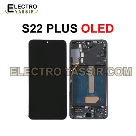 LCD SAMSUNG S22 PLUS FRAME BLACK oled SM-S901B