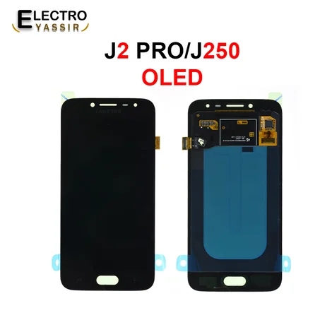 LCD SAMSUNG J2 PRO J250 BLACK+GOLD+SILVER (+LOGO) OLED SM-J250F