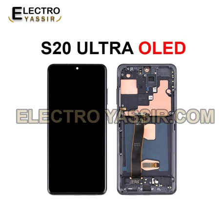 LCD SAMSUNG S20 ULTRA FRAME OLED ORG SIZE SM-G980F