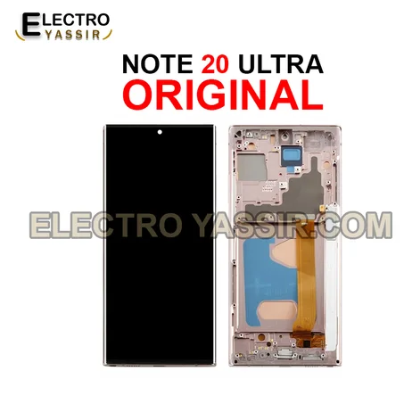 LCD SAMSUNG NOTE 20 ULTRA+FRAME ORIGINAL NOIR+GOLD