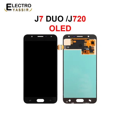 LCD SAMSUNG J7 DUO J720 BLACK (+LOGO) OLED SM-J720F