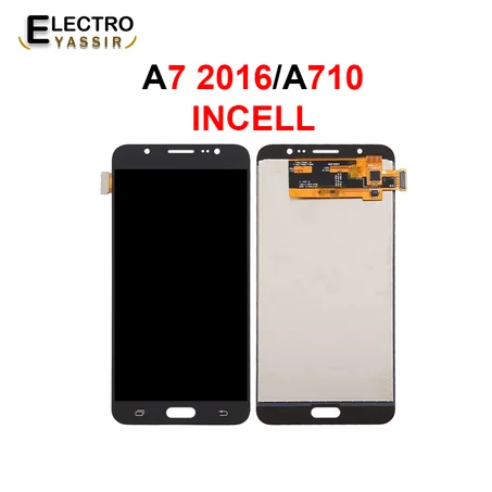 LCD SAMSUNG A7 2016 A710 INCELL BLACK SM-A715F