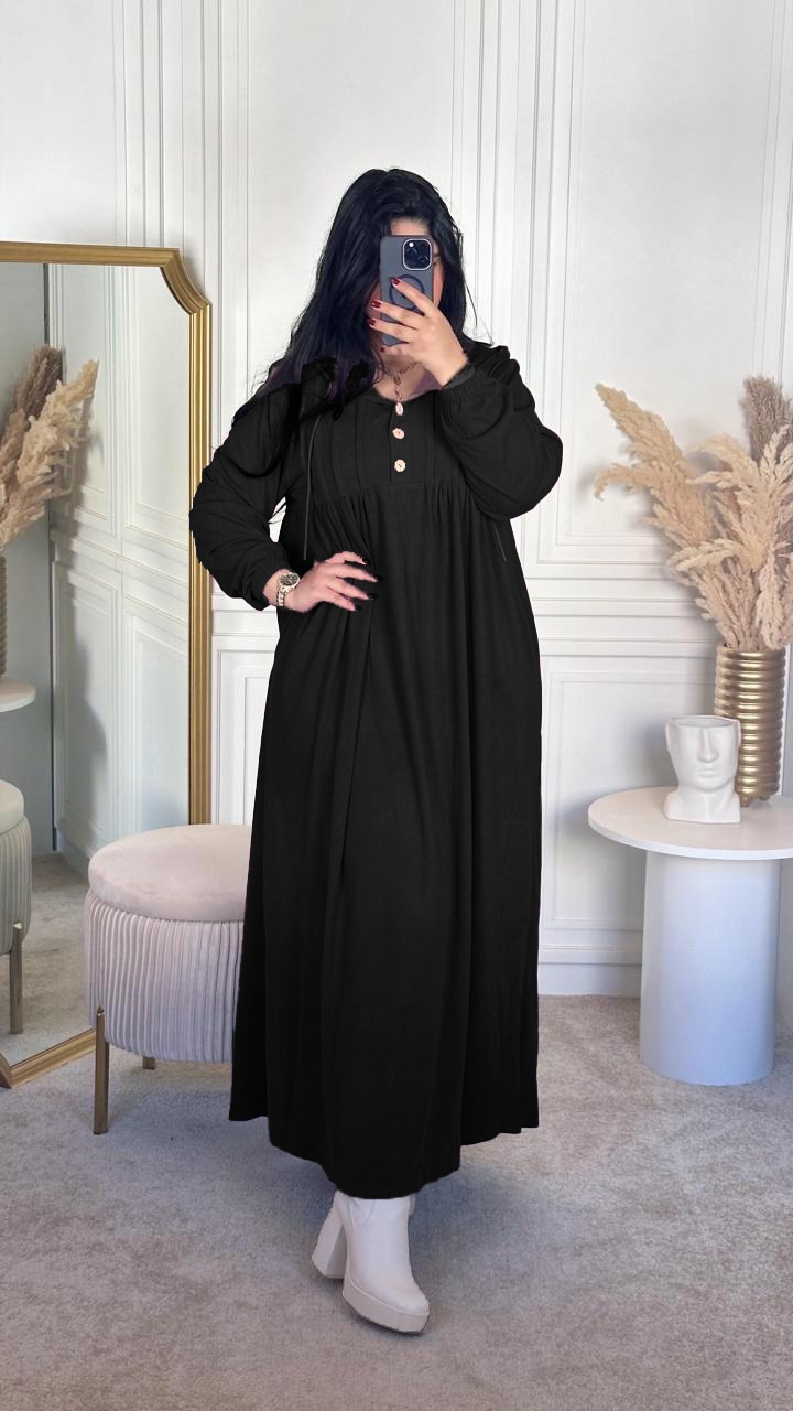 Robe ample élégante avec dégradé de couleur douce