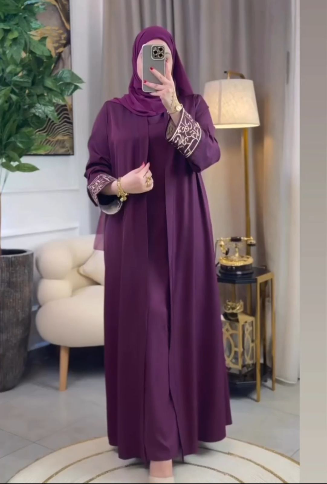 abaya 2 pièces