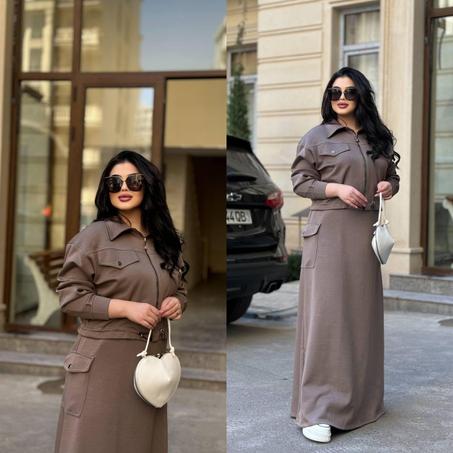 Ensemble Jupe et Haut Chic Décontracté