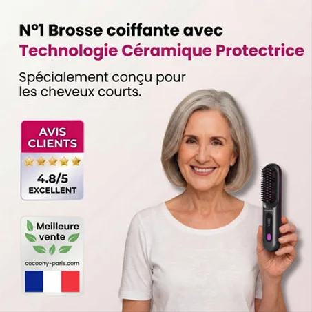 broosse cocoony pour cheveux courts