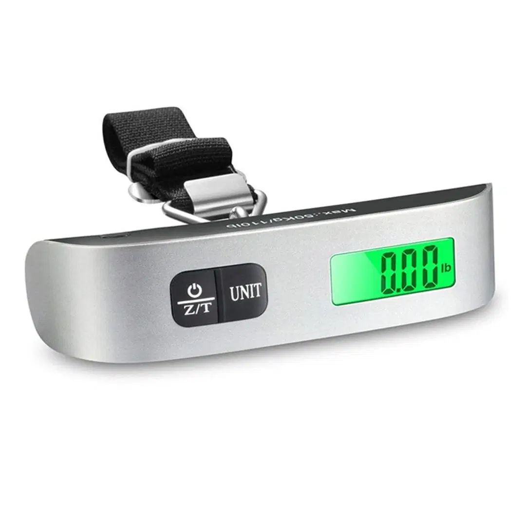 Balance suspendue portable 50 kg avec affichage numérique LCD, balance électronique pour la pêche et les bagages