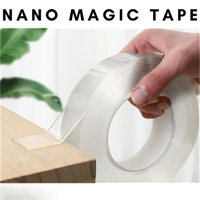 Ruban adhésif double face transparent nano