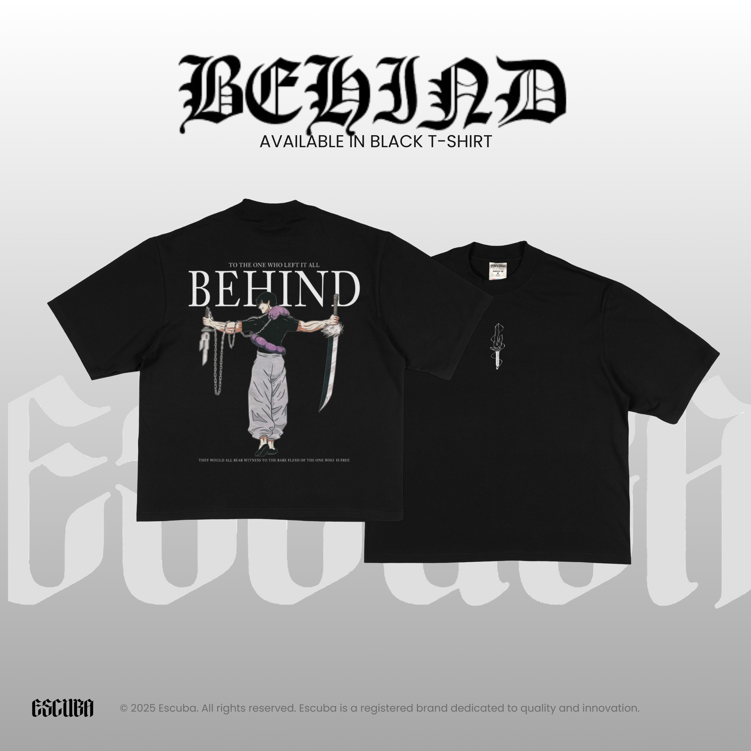BEHIND JJK T-SHIRT