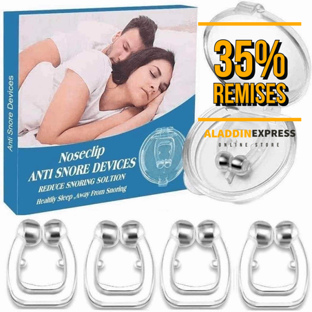 Clip magnétique anti-ronflement en silicone