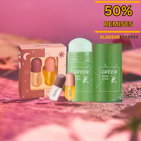 Pack " Mask vert et soins à lévres "