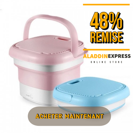 Mini Machine à Laver Pliable