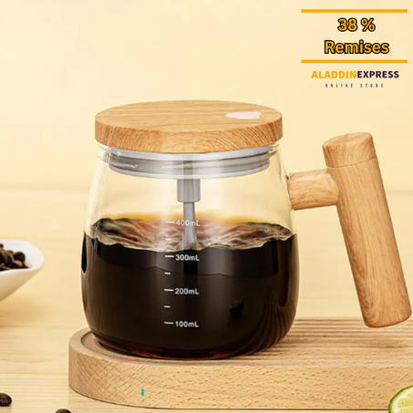 Tasse En Bois à Agitation Automatique