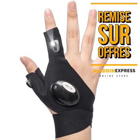 Gants Sans Doigts Lumineux