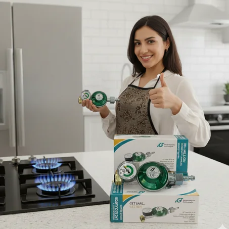 طاندور الذكي لتفادي خطر الغاز ومعرفة مستوى الغاز في القارورة