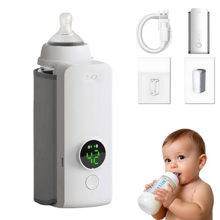 🍼 دفاية رضاعة محمولة – تسخين سريع وحرارة مضبوطة وين ما تروحون!