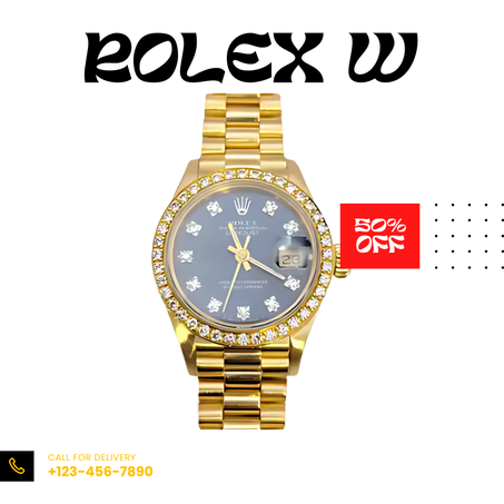 ساعة رولكس نسائية بجودة عالية