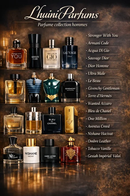 Parfume collection hommes