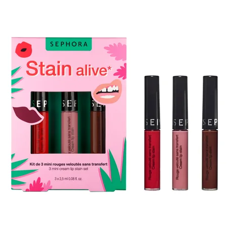 Kit de 3 mini rouges veloutés sans transfert