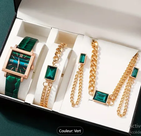ساعة نسائية و سوار
