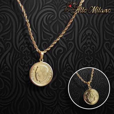 Collier avec pendentif de Dirham