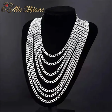 Collier pour hommes en acier inoxydable
