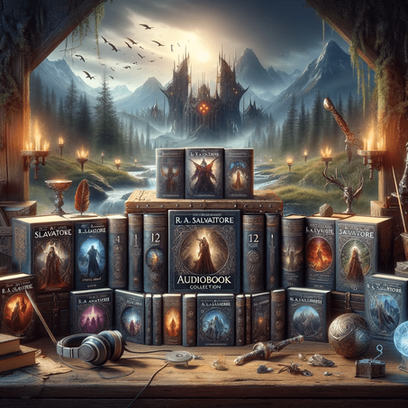 The Epic Saga: R. A. Salvatore's Audiobook and eBook Collection 1-32