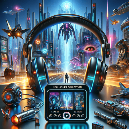Neal Asher's Long-Running and Expansive Sci-Fi Audiobook Anthology