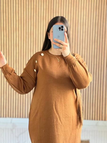 Robe style 1 Marron
