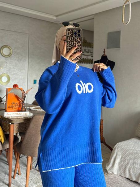 أنصومبل "أولو" تركي 🇹🇷 للمحجبات وغير المحجبات  ( Bleu)