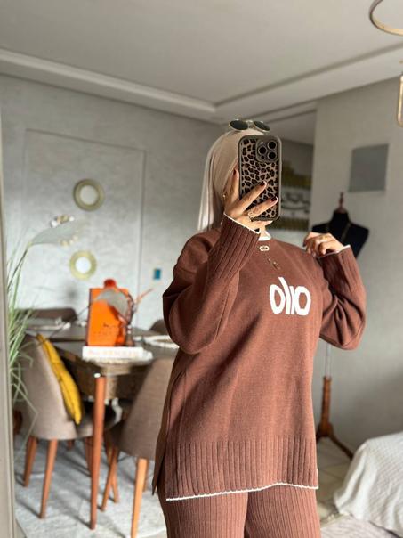 أنصومبل "أولو" تركي 🇹🇷 للمحجبات وغير المحجبات ( Marron)