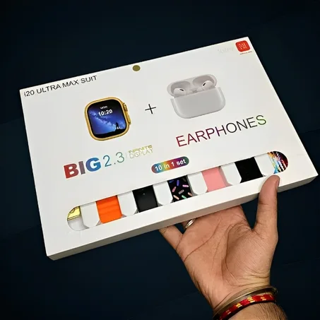 Pack i20 Ultra Max Smartwatch/Airpods