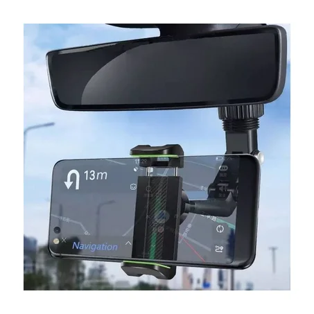 Support de téléphone multifonction pour voiture, rotatif à 360 °
