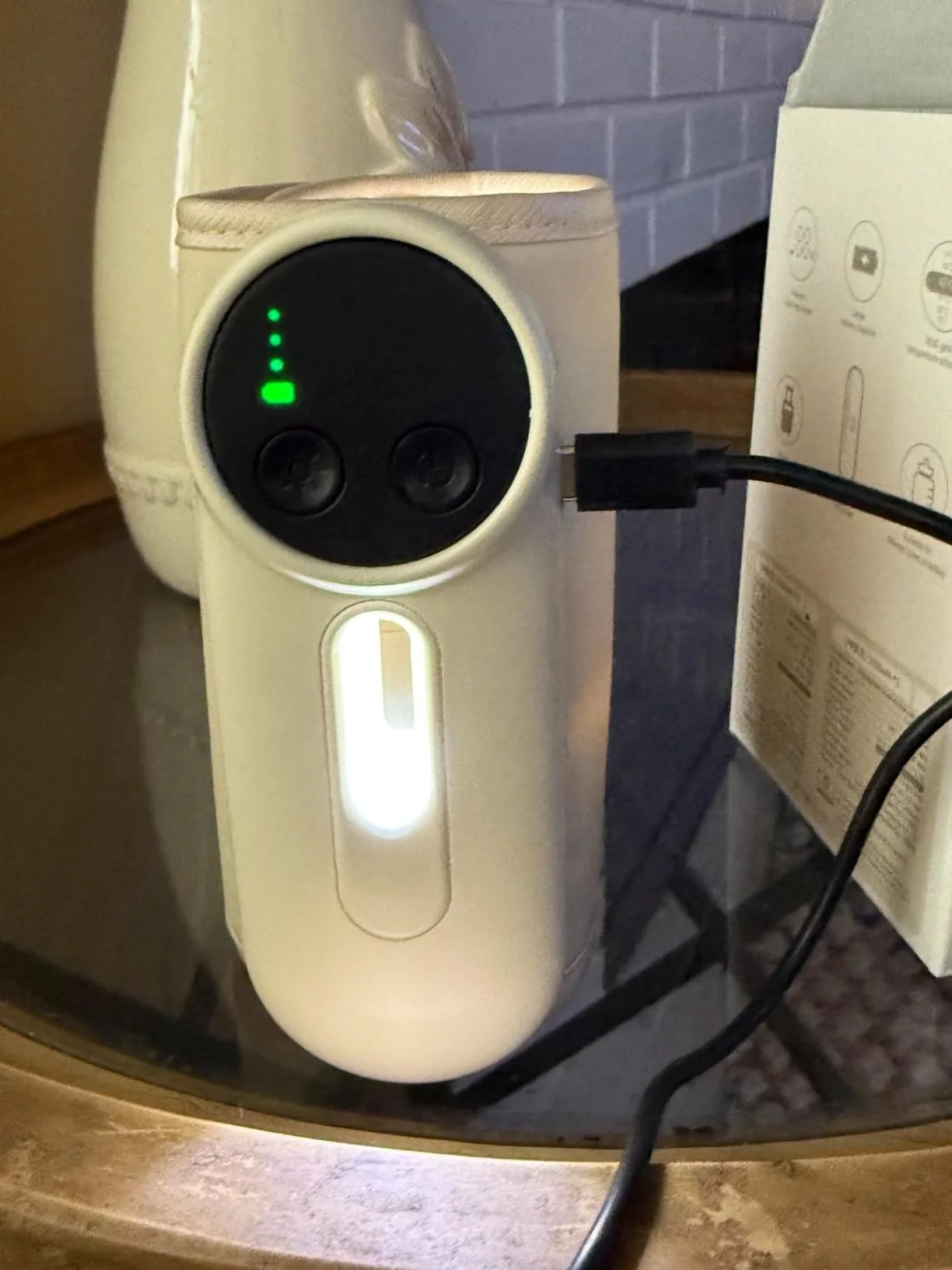 جهاز تدفئة زجاجات الرضاعة المحمول