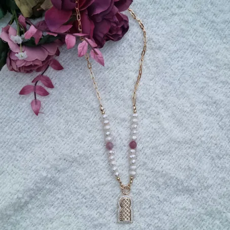 Collier Luxe Johar Hor & Tourmaline – Charme Marocain Doré