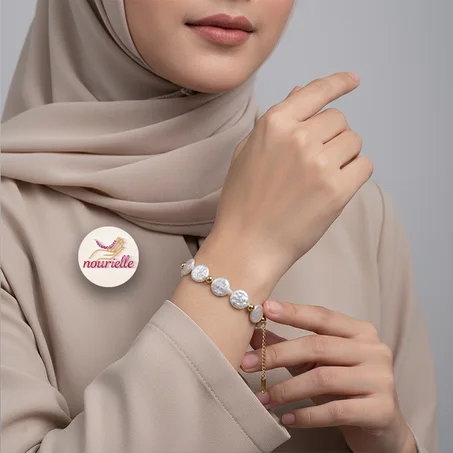 Bracelet Perles Johar & Acier Inoxydable