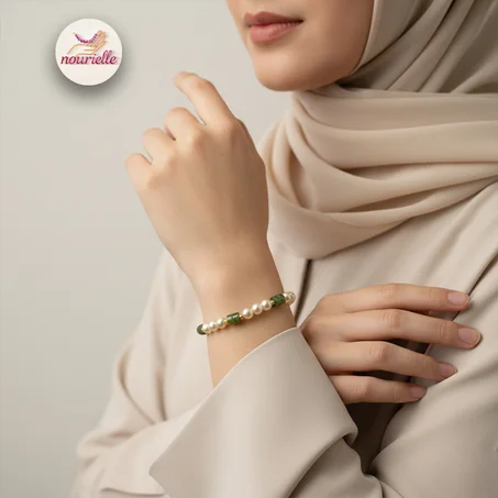 Bracelet Swarovski & Tourmaline Naturelle