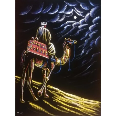 Jinete en el Mar de Arena