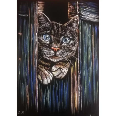 Curiosa en la Puerta Azul