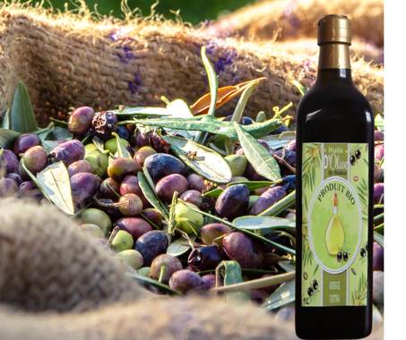 Huile d'olive vierge extra                                                                                            زيت الزيتون البكر الممتاز