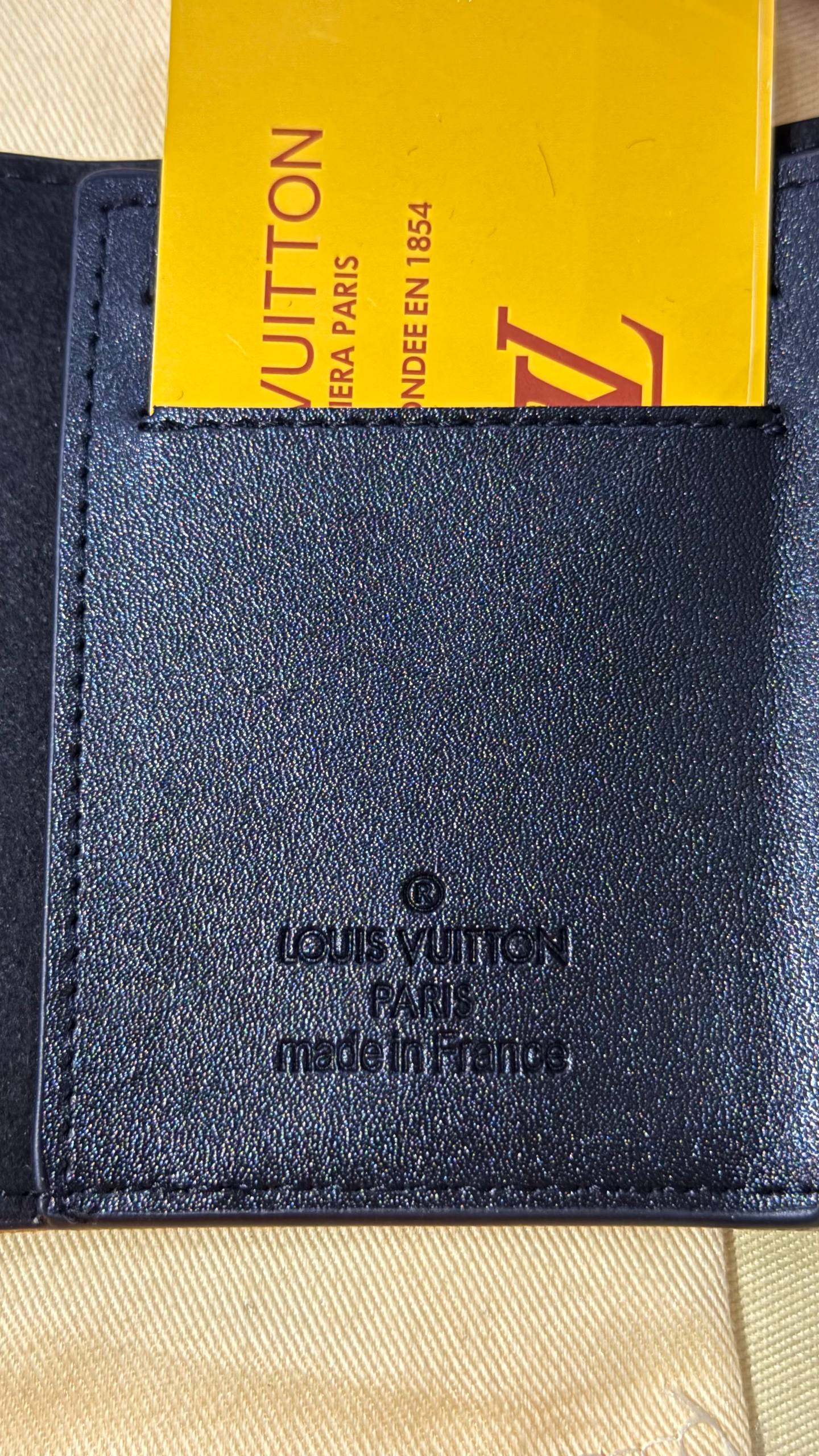 PORTE CARTE LOUIS VUITTON MONOGRAMME BLACK