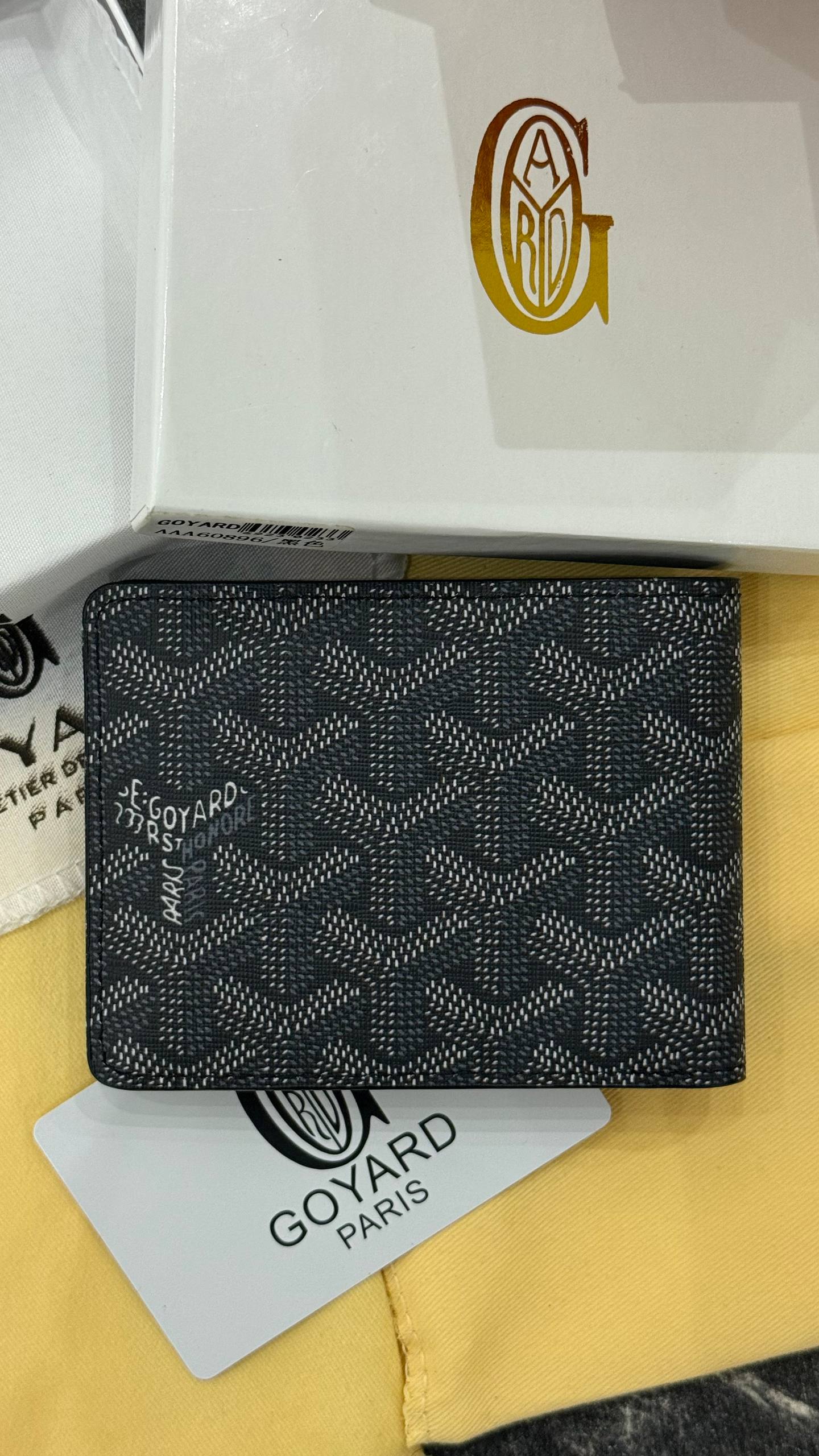 PORTE MONNAIE GOYARD PARIS BLACK
