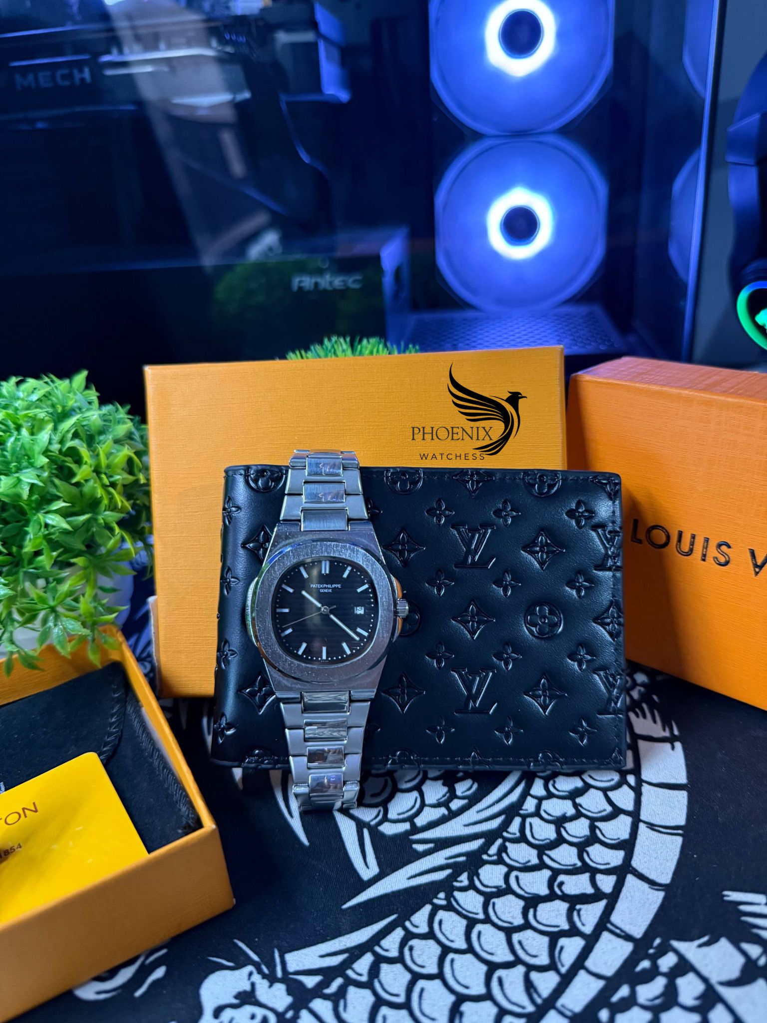 PACK PATEK BLACK +LV BLACK