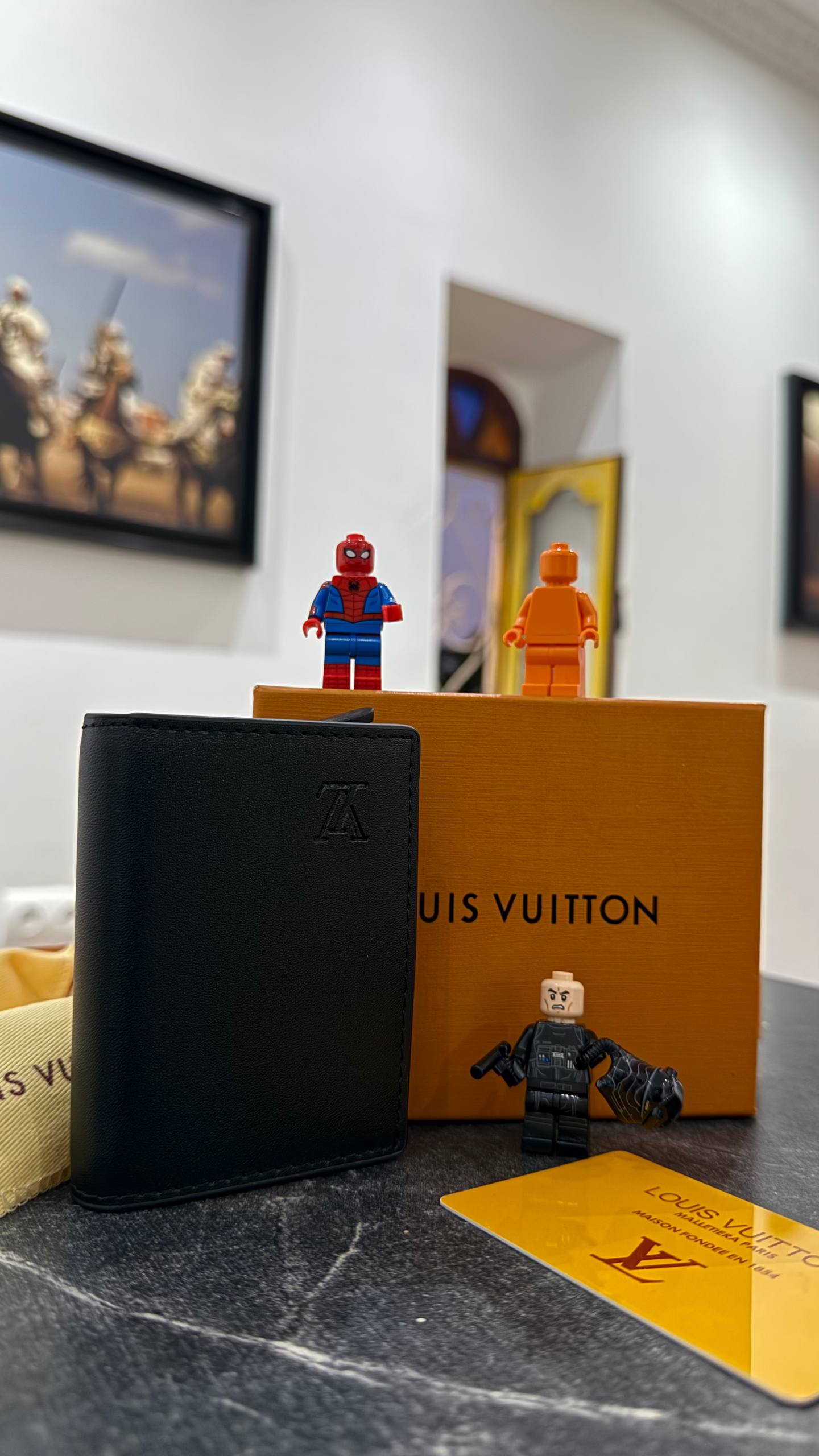 PORTE CARTE LOUIS VUITTON MONOGRAMME BLACK