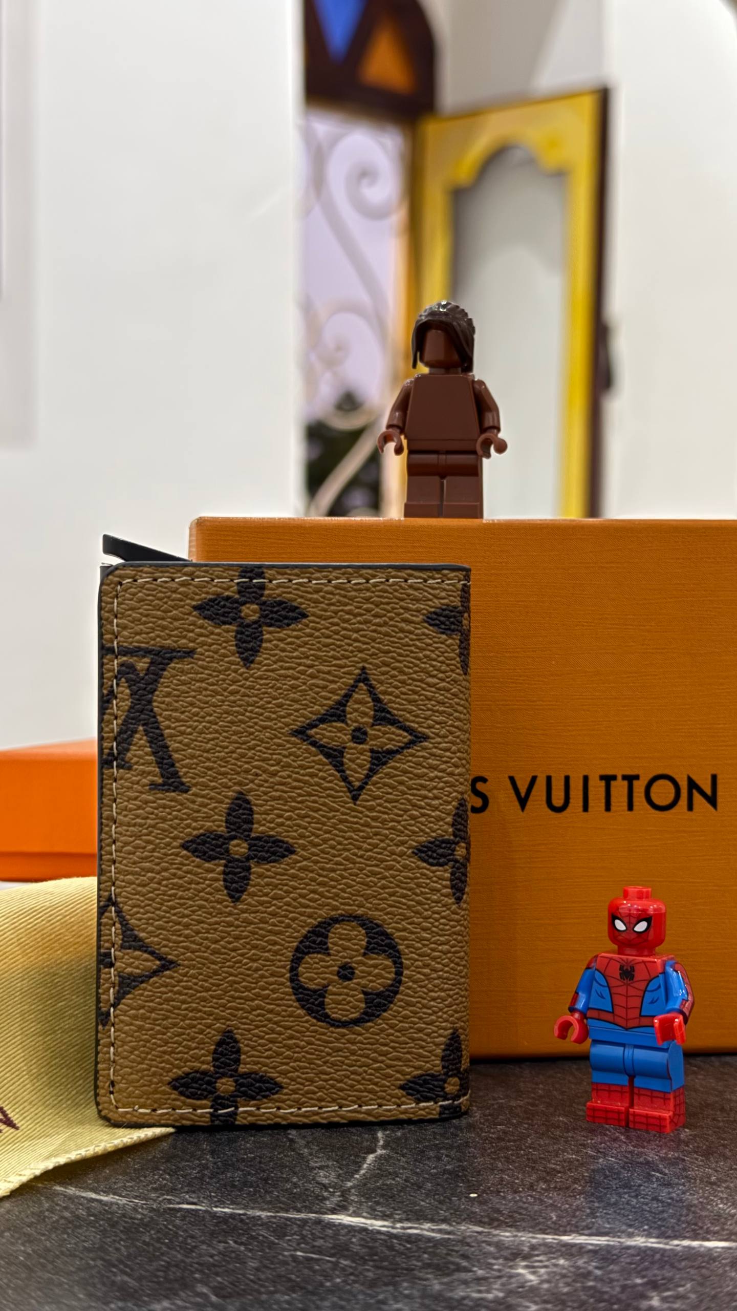 PORTE CARTE LOUIS VUITTON MONOGRAMME MORNING COFFEE