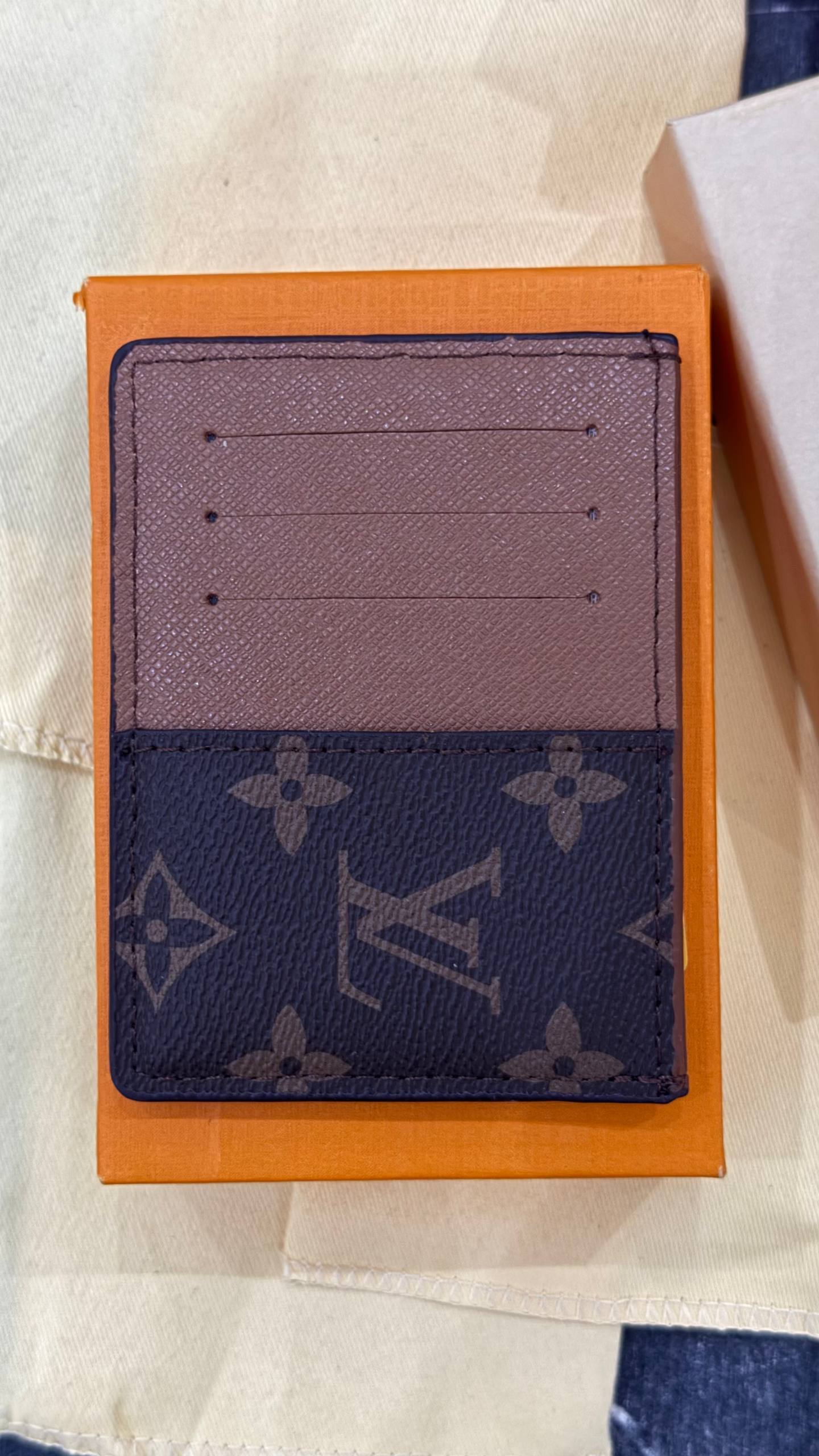 PORTE FEUILLE LOUIS VUITTON MONOGRAMME MARRON