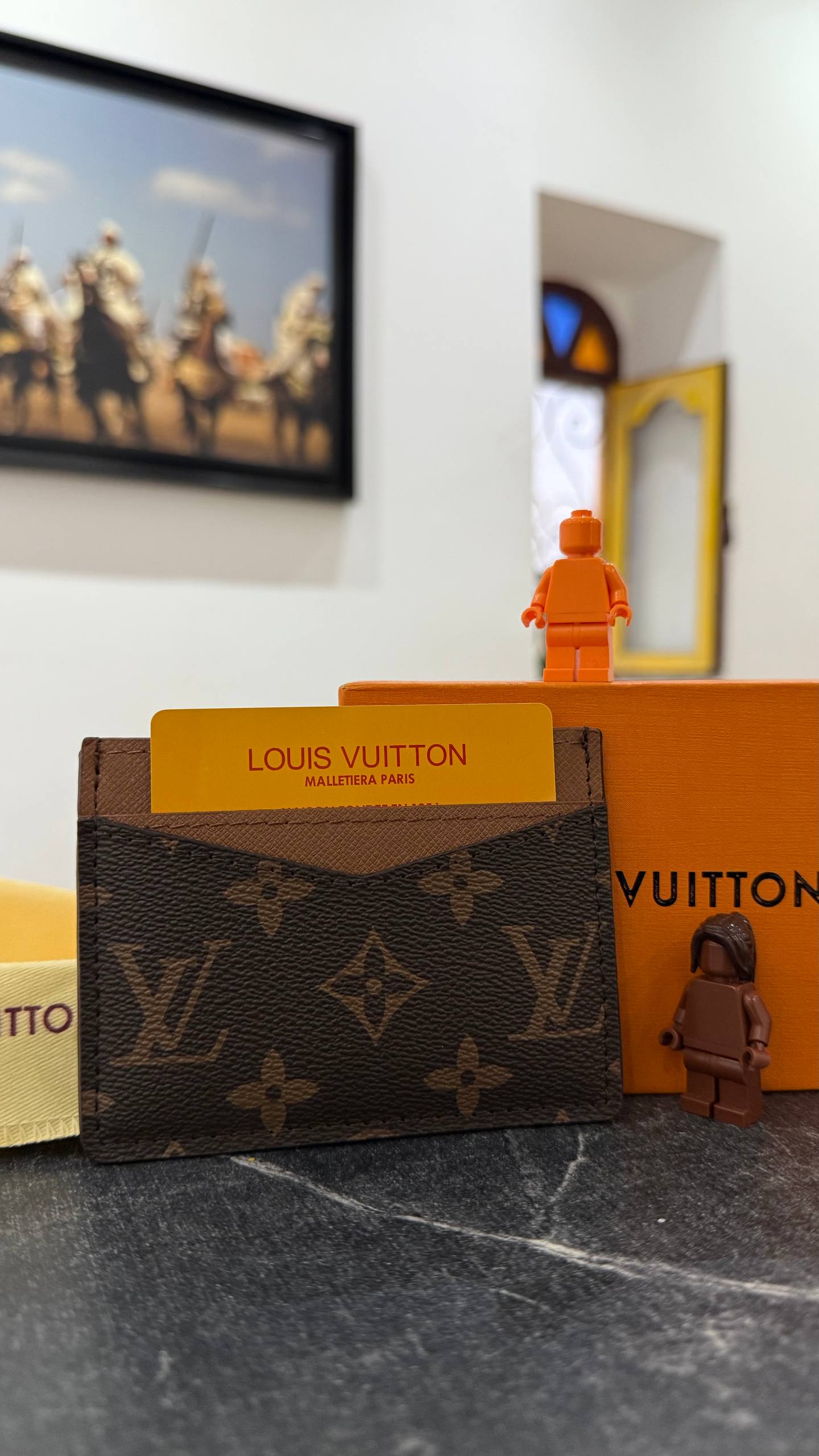 PORTE FEUILLE LOUIS VUITTON MONOGRAMME MARRON